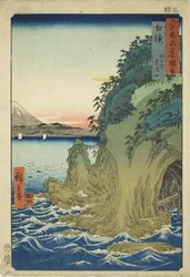 Provincia di Sagami: Ingresso alle grotte di Enoshima, dalla serie 