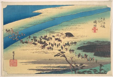 Shimada, riva destra del fiume Ōi