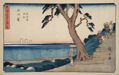 Shirasuka, veduta del pendio di Shiomizaka