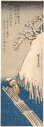 Neve sul fiume Sumida