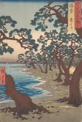 La spiaggia di Maiko, Harima: Sessanta e più famose vedute delle province