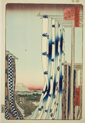 Il quartiere dei tintori a Kanda (Kanda Kon
