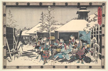 La Lega Leale dei Quarantasette Rōnin (Chūshingura), Atto XI, No. 3: L