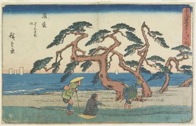 Il campo di pini a Hamamatsu, 1841-1842