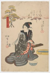 Alberi che portano ricchezza e prosperità: Asaoki, periodo Edo, 1847