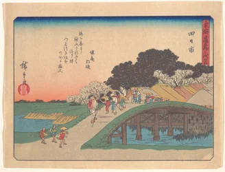 Yokkaichi, dalla serie Le cinquantatré stazioni della strada del Tōkaidō