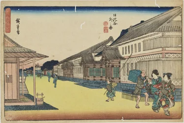 «Fuori Hibiya» dalla serie «Vedute eccezionali di Edo»