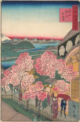 Ingresso alla casa da tè Gankiro nel distretto di Miyozaki, Yokohama, Bushu