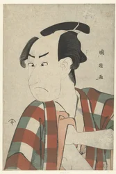 Ritratto busto di Ichikawa Omezo