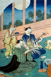 Neko no sakari, c.1843
