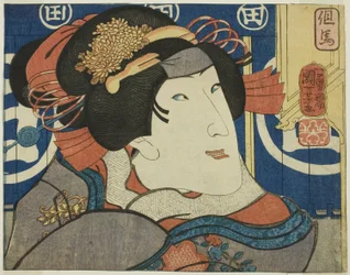 Provincia di Tajima, dalla serie "Scene moderne delle province in broccati di Edo (Edo nishiki imayo kuni zukushi)"