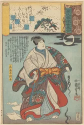 Paralleli di Ukiyo-e ai capitoli nuvolosi del Genji