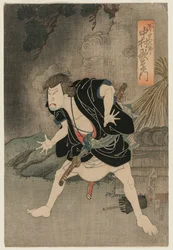 Nakamura Utaemon IV come Ono Sadakuro nell
