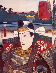 Ritratto di attore del teatro Kabuki, ukiyo-e