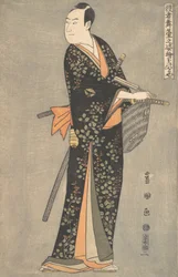 Attore Kabuki Sawamura Sojuro III, dalla serie Ritratti di attori Kabuki sul palco ..., ca. 1794