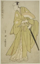 Otawaya: Onoe Matsusuke I come Oboshi Yuranosuke, dalla serie "Ritratti di attori sul palco (Yakusha butai no sugata-e)"