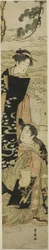Le sorelle Matsukaze e Murasame sulle rive di Suma