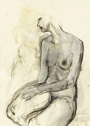 Nudo femminile contemplativo