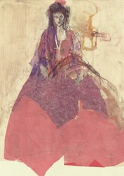 Una figura elegante e alla moda