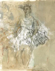 Una ballerina di danza classica dall