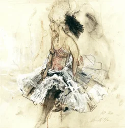 Schizzo di una danza alata