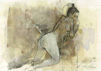 Studio di nudo aggraziato