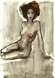 Figura nuda sdraiata
