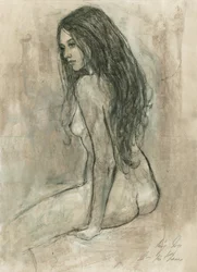 Disegno dal vero di figure sensuali