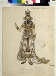 Disegno di costume per l