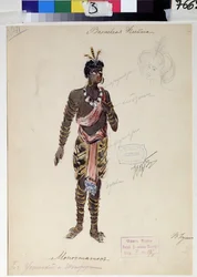 Disegno di costume per l