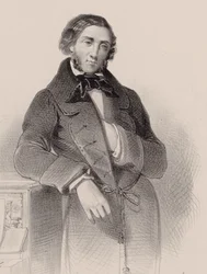 Ritratto del pianista e compositore Felix Mendelssohn Bartholdy 1809-1847