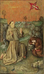 San Francesco riceve le stimmate, fine XV secolo