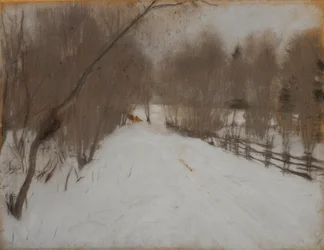 Strada invernale per Domotkanovo, 1904