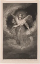 Georgiana duchessa del Devonshire, ritratto di Cynthia da "La regina delle fate" di Spenser