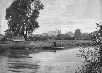 Eton: La Cappella del Collegio, c. 1896