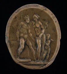 Nettuno, Anfitrite e Cupido