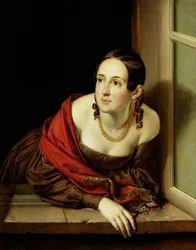 Donna alla Finestra o, La Moglie di un Tesoriere