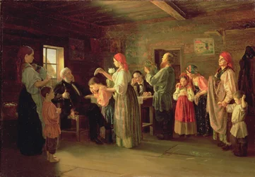 Ispezione di una casa per bambini, 1866
