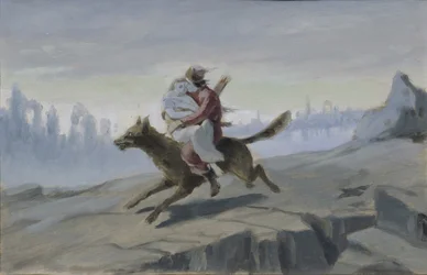 Ivan Tsarevich che cavalca il Lupo Grigio, Fine 1870 - Inizio 1880