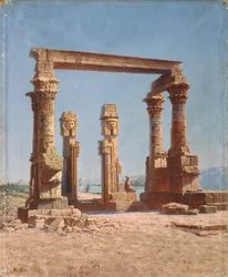 Rovina di un tempio egizio