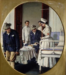 In un ospedale militare, 1901