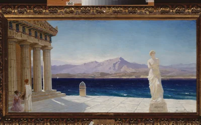 Paesaggio antico (Grecia) - Dipinto di Vasilij Dmitrievič Polenov (1844-1927)