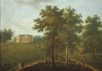 Tempio della Verità. Vista nel Parco della Tenuta Kurakin Nadezhdino, fine anni 1790