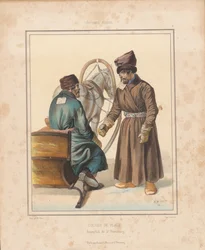 Cocchieri a Pietroburgo, metà del XIX sec.