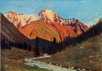 Paesaggio montano, fine XIX secolo, 1965