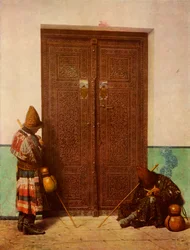 La porta del mausoleo Timur Gur-Emir, 1873