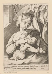 Maria che allatta il Bambino
