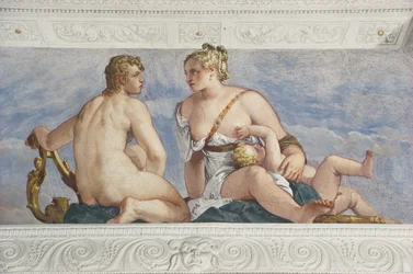 Apollo e Venere, dalla Sala di Bacco, c.1561