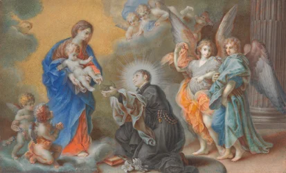 Madonna e Bambino che appaiono a San Luigi Gonzaga, c. 1750