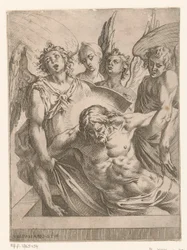 Angeli con il corpo di Cristo